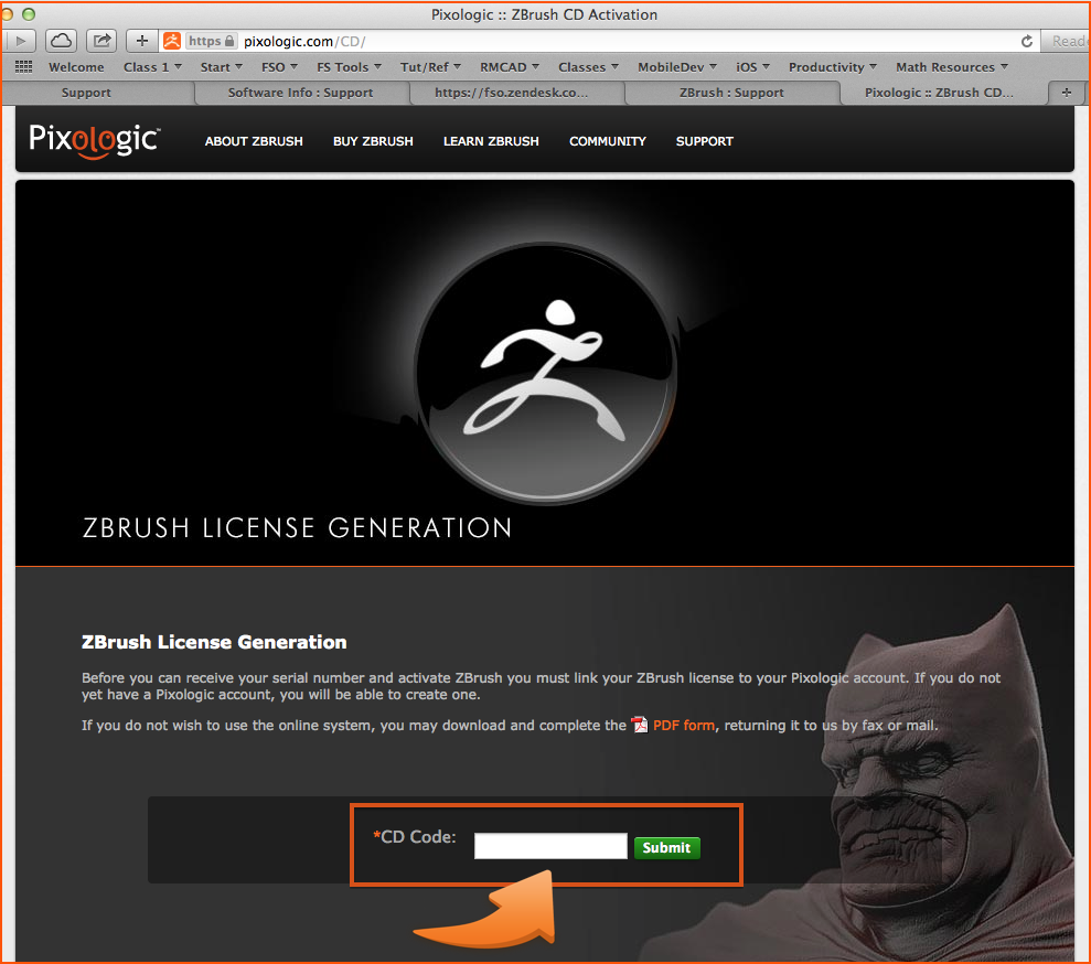 zbrush activate license